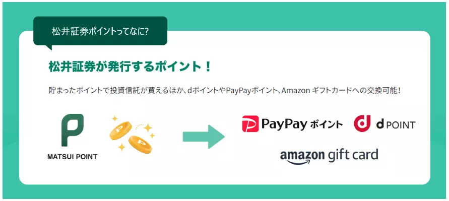松井証券ポイントとは?(出典:松井証券)