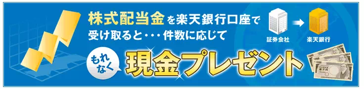 現金プレゼントキャンペーン(出典:楽天証券)